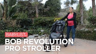 BOB Revolution PRO Stroller Review  Babylist [upl. by Orlene51]