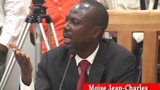 Le Sénateur Moïse JeanCharles nest pas convaincu par la dispense sollicitée par Godson Orélus [upl. by Ardnajela]