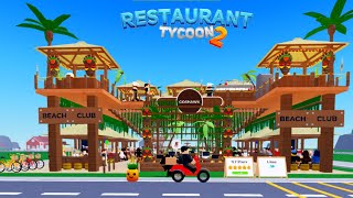 Restaurant Tycoon 2  African Vibes  SpeedBuild  Design 66 [upl. by Gothurd965]