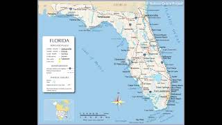 map of Florida [upl. by Yelnek]