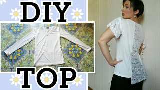 Come allargare una MAGLIA e trasformarla in un TOP TRENDY  Tutorial by Diana Toto [upl. by Henriette]