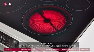 LG Ranges Troubleshooting An LG Electric Range Burner That Is Not Working [upl. by Nuahsyd]