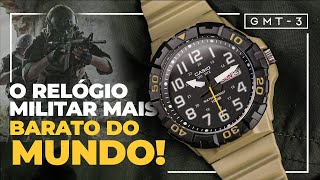 O relógio Militar Mais Barato do Mundo  Casio MRW210H [upl. by Aneleve]