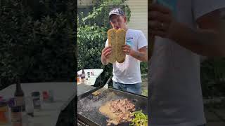 Quick amp Easy Philly Cheesesteak on the Flattop Griddle  Let’s Go [upl. by Ramsey]