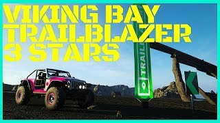 FORZA HORIZON 4 FORTUNE ISLAND Gameplay HOW TO complete VIKING BAY trailblazer 3 STARS [upl. by Rodie]