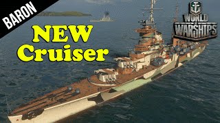 Tier 8 Terror NEW Cruiser  World of Warships Mikhail Kutuzov [upl. by Black]