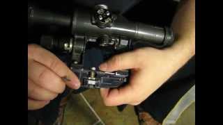 Adjusting clamp mechanism on PSO1 SVD type scope [upl. by Aicilegna251]