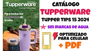 Catálogo Tupperware Tupper Tips 15 2024 pdf [upl. by Clover]