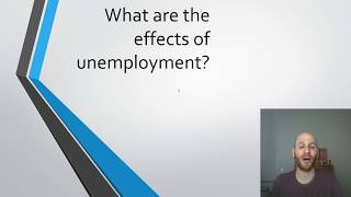 What are the effects of unemployment [upl. by Balkin777]