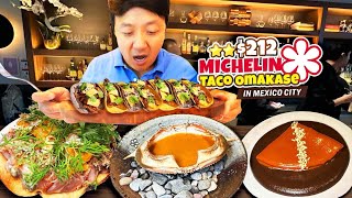 212 Two MICHELIN STAR “Taco Omakase” amp LUXURY Mexican BREAKFAST BUFFET in Mexico City [upl. by Talbot242]