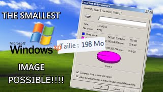 Making the smallest Windows XP Image possible [upl. by Arel]