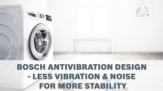 Bosch AntiVibration Design  Less Vibration amp Noise for More Stability [upl. by Kannan]