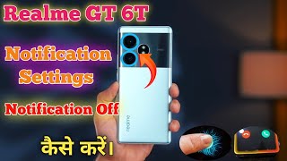 How To Hide Notification In Realme GT 6T Realme GT 6T Mein Notification Kaise Hide Karen [upl. by Jessalyn]