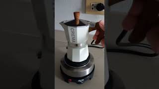 First time with moka pot latte [upl. by Al227]