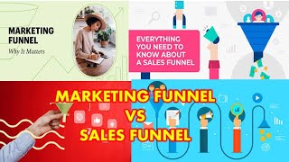 Marketing Funnel vs Sales Funnel  The Benefits of these Funnels  How Do They Work In Details [upl. by Lacy]