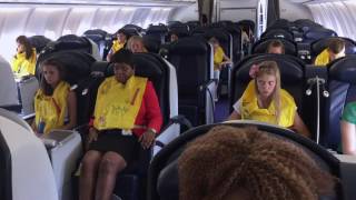 CABIN CREW TRAINING DITCHING  LONG FULL PREPARATION [upl. by Wessling]