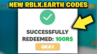 ALL NEW RBLXEARTH PROMOCODES FEBRUARY 2024 [upl. by Raynah]