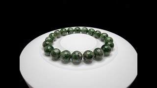 Gelang Batu Diopside Quartz Healing Stone Full Natural 3A 95mm C1544 [upl. by Hough55]