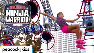 AMERICAN NINJA WARRIOR JUNIOR  Epic Girl Power Racing [upl. by Herwig]