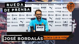 RUEDA DE PRENSA DE JOSÉ BORDALÁS PREVIA AL CD UTRILLASVALENCIA CF [upl. by Illene552]