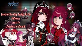 Death Is The Only Ending for the Villainess react to Penelope as Rosaria  11  AU  EngRus [upl. by Ruperto877]