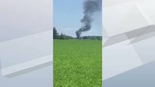 Plane crash near EAA AirVenture leaves two dead [upl. by Llezom418]