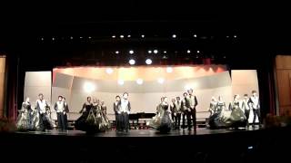 DHHS Choirs  Fall Concert 2015  Chamber Singers  Razzle Dazzle arr Larry Shackley [upl. by Alathia846]