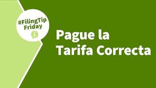 Pague la Tarifa Correcta [upl. by Loftis]