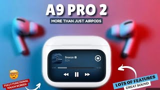 A9 Pro Airpods  Airpods with Touch Display I ANC and ENC  Mic call testing  PUBG latency test [upl. by Ynnaj]