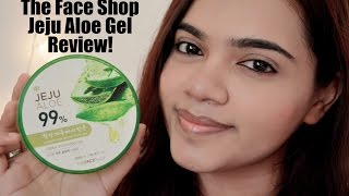 The Face Shop Jeju Aloe Gel Review [upl. by Ainoval]