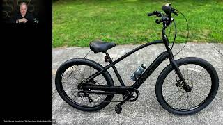 Review of the Trek Electra Townie Go 7D Step Over Black Model 5262211 [upl. by Ydak]