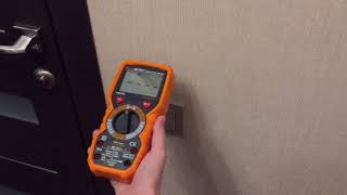 Multimeter NCV test [upl. by Ahsinnod]