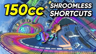 All Shroomless Shortcuts in Mario Kart 8 Deluxe  DLC 150cc [upl. by Frissell]