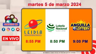 Lotería Nacional LEIDSA y Anguilla Lottery en Vivo 📺│martes 5 de marzo 2024  855 PM [upl. by Engen22]