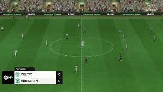 Celtic vs Hibernian 18082024 Scottish League Cup EA FC 24 [upl. by Moll]