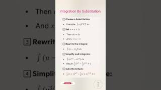 Integration by Substitution 🔄 [upl. by Etnaihc]