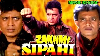 Zakhmi Sipahi 1995  Mithun Chakraborty  Om Puri  Movie Review  Full Action Hindi Drama [upl. by Harolda]