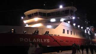 Anlauf MS POLARLYS in Rørvik und Treffen mit MS TROLLFJORD Hurtigruten [upl. by Algar83]