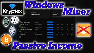 Kryptex Windows Miner  Nicehash Alternative [upl. by Yeltneb880]