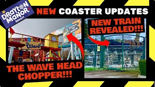 Drayton Manor NEW ROLLER COASTER Construction Update 12  TRAIN REVEAL  March 2024 [upl. by Attinahs]