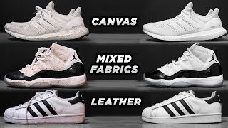 HOW TO CLEAN EVERY TYPE OF SNEAKER  My Process [upl. by Roxi701]