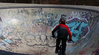 The bowl Glenroy skatepark bmx skatepark bmxlife [upl. by Nylaf951]