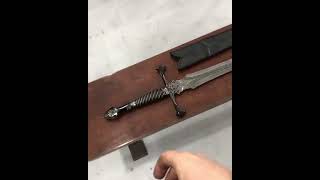 Damascus Steel Sword🤤🤤 [upl. by Amsirahc]