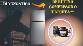 Diagnostico de refrigerador inverter INDURAMA RI575 [upl. by Lidaa302]