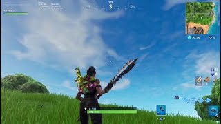 NEW BATTLE AXE PICKAXE FORTNITE SOUND EFFECTS AND PICKAXE GAMEPLAY XLPHILLY [upl. by Acnairb1]