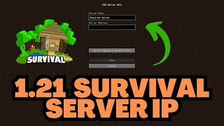 Minecraft 121 Survival Server IP Address [upl. by Leavitt]