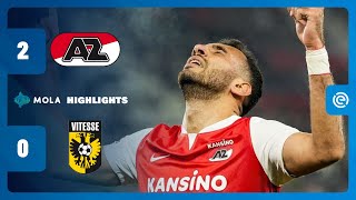 PAVLIDIS SEMPRE TRASCINATORE  AZ ALKMAAR vs VITESSE 20  GOL amp HIGHLIGHTS  EREDIVISIE  MOLA TV [upl. by Godbeare]