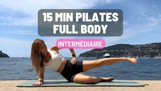 15 MIN PILATES FULL BODY INTERMÉDIAIRE  SANS ÉQUIPEMENT  JESSYPILATES [upl. by Eiryt316]