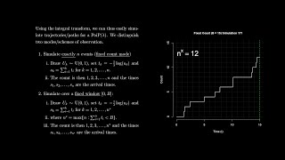 Poisson Processes 4  Arrival Waiting Times Interarrival Times and Simulation [upl. by Anilasor376]