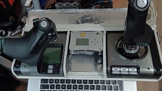 fpv drone amp joystick Logitech G saite x52 pro flight control amp tbs crossfire [upl. by Moorefield857]